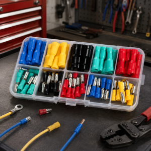 Insulated Crimp Terminal Connector Kit (100pcs)